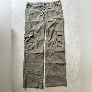 Green Prana Zip Off Zion Pants